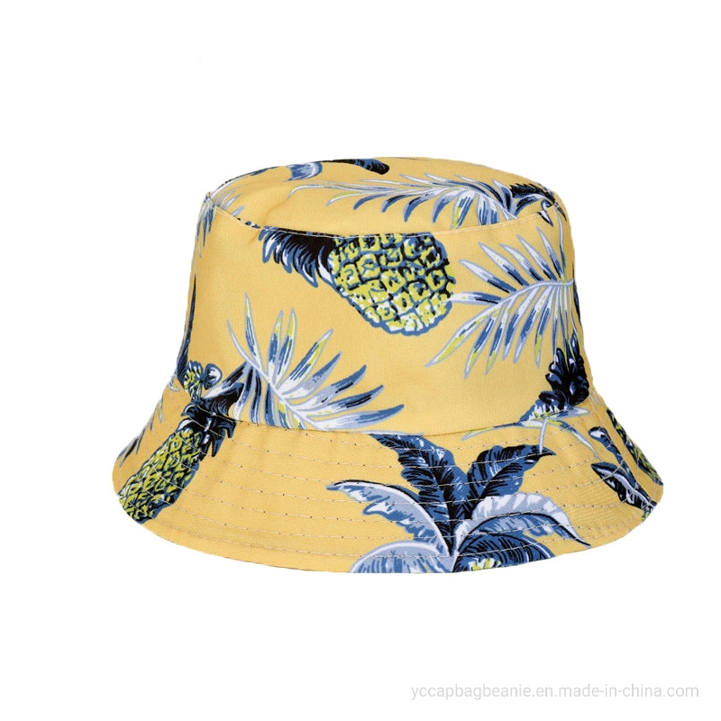 Unisex Customized Fashion Reversible Summer Outdoor Beach Bucket Hat